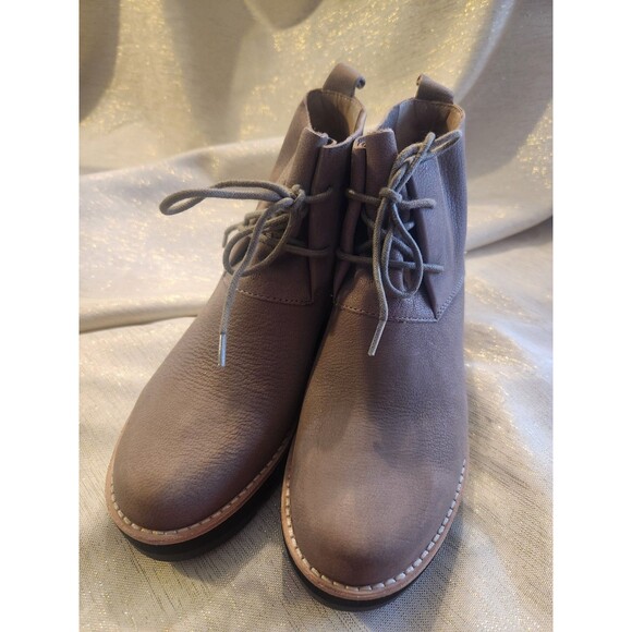 Eileen Fisher Women's Falcon Suede Slip On Ankle Booties Boots Tan Size 7.5 - Picture 8 of 8